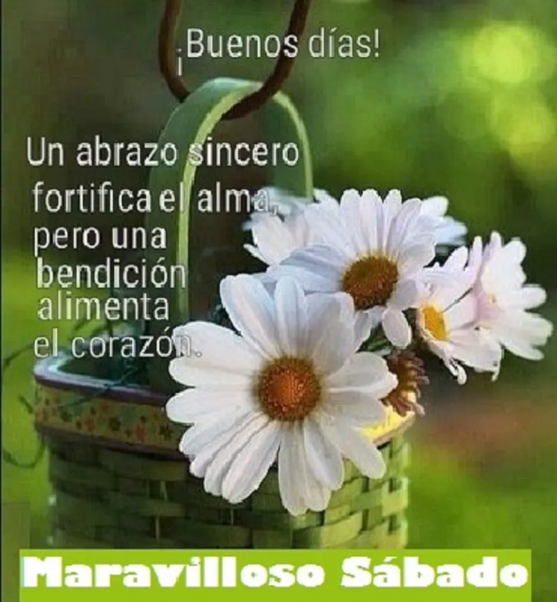 Sabado Maravilloso Bendicion